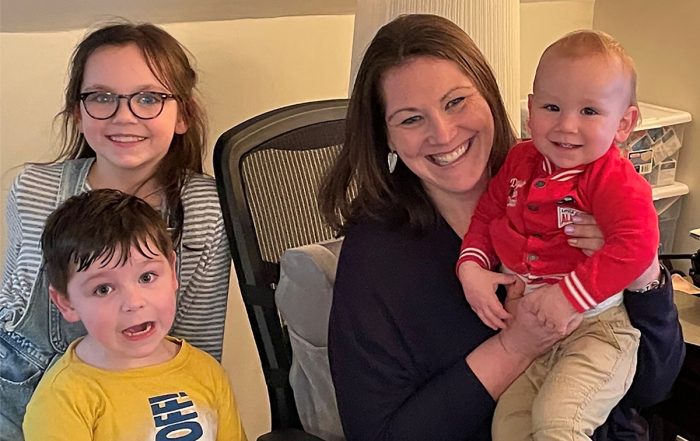 Schuyler T. and three children