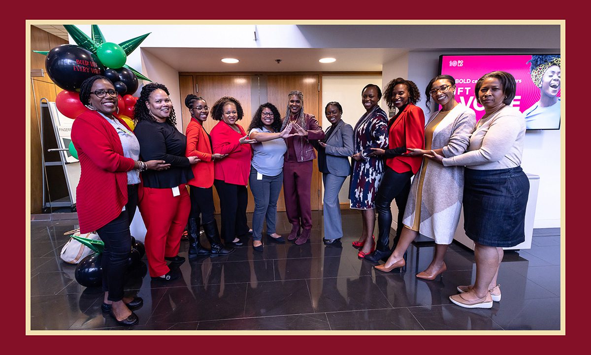 Alexis W. with sorority sisters