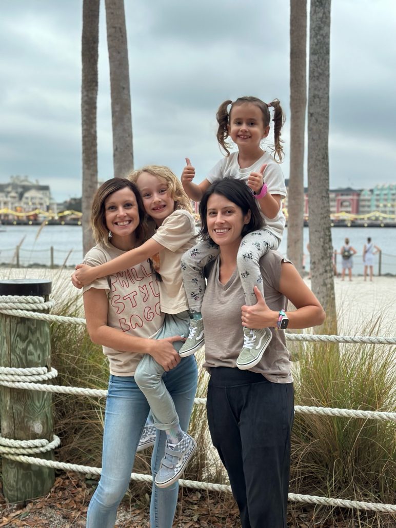Nicole G. with wife, son and daughter